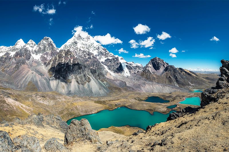 vista 7 lagunas ausangate